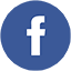Facebook logo in a blue circle